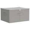 vidaXL Storage Box Non-woven fabric 43 x 34 x 23 cm 33.6 L Grey