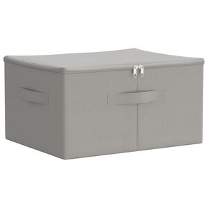 vidaXL Storage Box Non-woven fabric 43 x 34 x 23 cm 33.6 L Grey