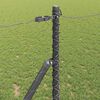 vidaXL Fence Post Grey 25 x 1.2 m (50 mm mesh) Steel