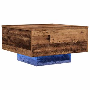 vidaXL Coffee Table Old Wood 55 x 55 x31 cm Engineered Wood