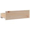 vidaXL Bed Frame without Mattress with Drawers 160x200 cm Solid Wood Pine