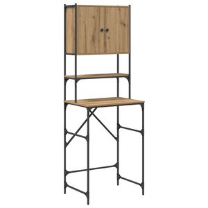 vidaXL Washing Machine Cabinet Artisan Oak 68 x 48.5 x 194 cm