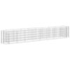 vidaXL Gabion Raised Bed Galvanised Iron 330x50x50 cm