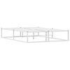 vidaXL Bed Frame without Mattress White 140x200 cm Metal
