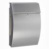 BURG-W&Auml;CHTER Letterbox Hamburg 3815 Ni Stainless Steel Silver