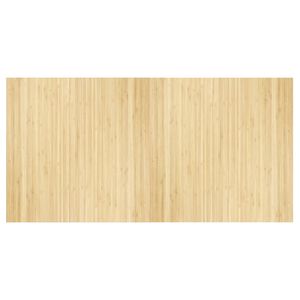 vidaXL Rug Rectangular Light Nature 100x200 cm Bamboo
