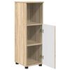 vidaXL Bathroom Cabinet with Storage Sonoma Oak 30 x 35 x 95 cm