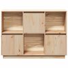 vidaXL Sideboard 110.5x35x80 cm Solid Wood Pine
