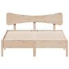 vidaXL Bed Frame without Mattress 120x190 cm Small Double Solid Wood Pine
