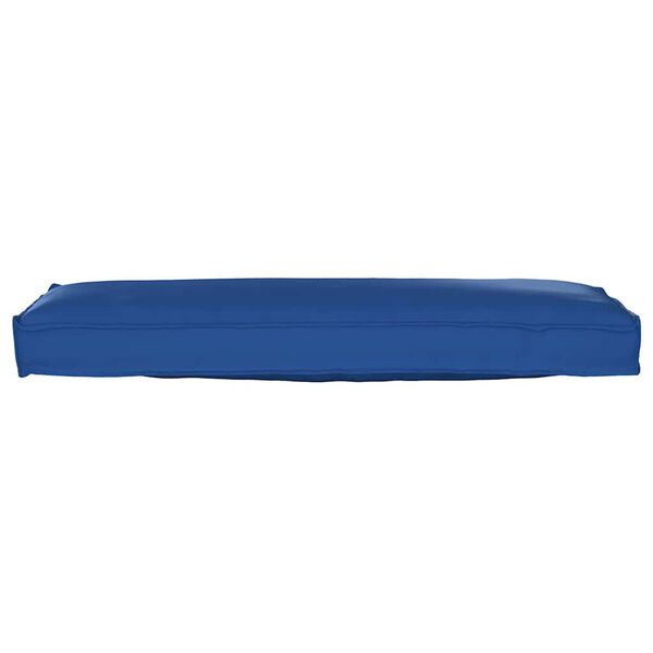 vidaXL Pallet Cushion for Bench Royal blue 120 x 40 x 8 cm