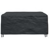 vidaXL Furniture Cover Plain Black 200 x 165 x 80 cm 420D