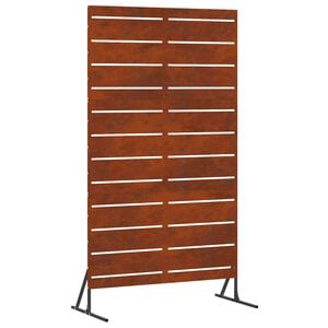 vidaXL Privacy Screen Grey 100 x 50 x 180 cm Weathering Steel