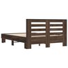 vidaXL Bed Frame without Mattress Brown Oak 120x190 cm Small Double