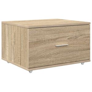 vidaXL Drawer Cabinet 55 x 45 x 31 cm Sonoma Oak