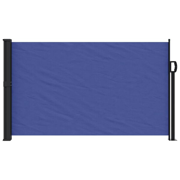 vidaXL Retractable Side Awning Blue 120x600 cm