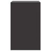 vidaXL Bedside Cabinet Black 34.5x39x62 cm Steel
