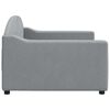 vidaXL Day Bed without Mattress Light Grey 90x190 cm Single Fabric
