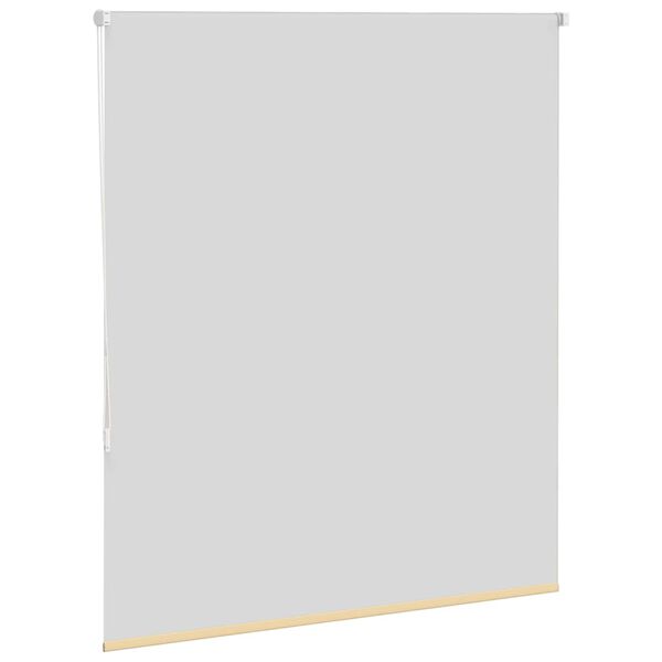 vidaXL Roller Blind Blackout Beige 120x150 cm Fabric Width 116.6 cm Polyester