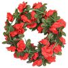 vidaXL Flower Garlands 6 pcs Red 240 cm