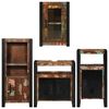 vidaXL Bathroom Furniture Set 4 pcs Multicolour Solid Reclaimed Wood