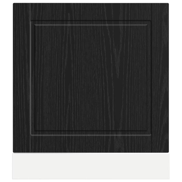vidaXL Kitchen Cabinet Black Oak 60 x 1.5 x 67 cm Engineered Wood