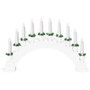 vidaXL Christmas Candle Arch with 10 LED Candles White 47 x 5 x 29 cm