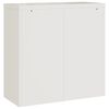 vidaXL File Cabinet White 90x40x130 cm Steel