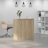 vidaXL Reception Desk Sonoma Oak 100x50x103.5 cm Engineered Wood