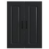 vidaXL Kitchen Cabinet Kalmar Black 60 x 31 x 80 cm Engineered Wood