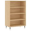 vidaXL Highboard Sonoma Oak 57x35x90 cm Engineered Wood