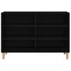vidaXL Sideboard Black Oak 103.5 x 35 x 70 cm Engineered Wood