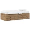 vidaXL Bed Frame with Storage Artisian Oak 80 x 200 cm Engineered Wood