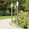 vidaXL Bollard Lights 3pcs 110 cm Stainless Steel IP44