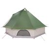 vidaXL Family Tipi Tent Folding Green and Beige 400 x 346 x 250 cm