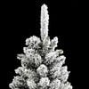 vidaXL Artificial Christmas Tree with 300 LEDs with Stand White 210 cm