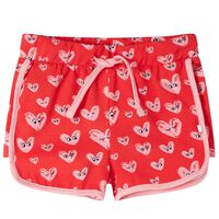 Kids' Shorts with Drawstring Red 92