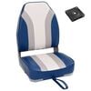 vidaXL 2 Piece Foldable Boat Seat Set High Backrest