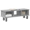 vidaXL TV Stand Grey Sonoma 100 x 35 x 35 cm Engineered Wood
