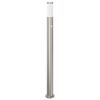 vidaXL Bollard Light with Sensor 110 cm Stainless Steel IP44