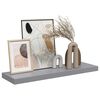 vidaXL Floating Wall Shelf Grey 80x23.5x3.8 cm MDF