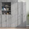 vidaXL Highboard Grey Sonoma 50x42.5x185 cm Engineered Wood