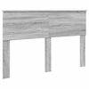 vidaXL Bed Frame Grey Sonoma 150 x 200 cm Engineered wood