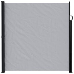 vidaXL Retractable Side Awning Grey 300 x 200 cm Polyester