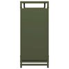 vidaXL Firewood Rack Olive Green 90x28x65 cm Cold-rolled steel