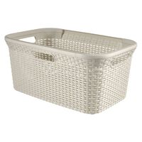 Curver Laundry Basket Style 45L Vintage White