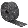 vidaXL Rubber Granulate Roll Black 200 x 10 x 0.6 cm Rubber