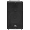 vidaXL Professional Passive Hifi Stage Speaker 1000 W Black 37x37x64cm