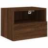 vidaXL 5 Piece TV Wall Units Brown Oak Engineered Wood