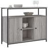 vidaXL Sideboard Grey Sonoma 100x35x80 cm Engineered Wood