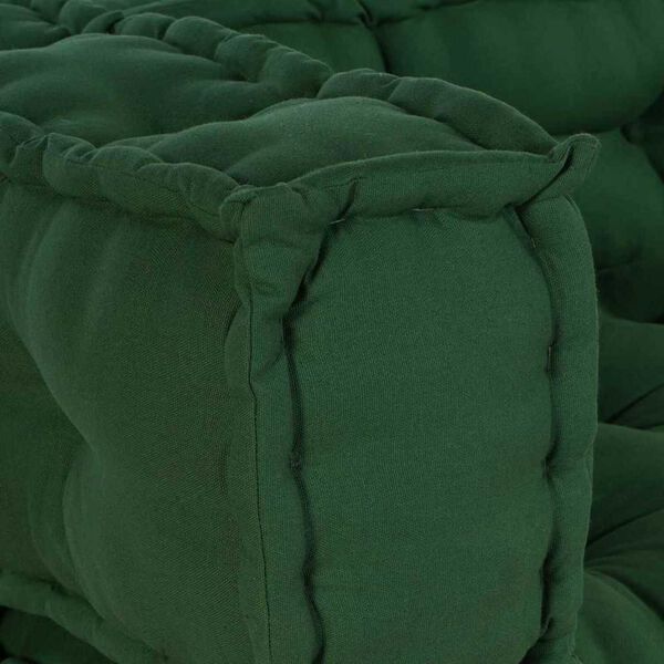 vidaXL Pallet Sofa Cushion Green Fabric